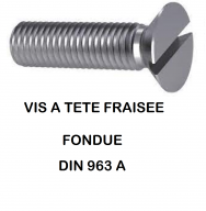 VIS A SIX PANS CREUX  ( BTR / ALLEN )